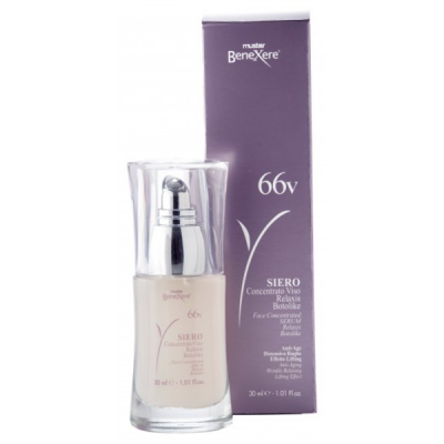 Benexere 66 v siero concentrato viso relaxis, botolike. Effetto immediato - 30ml.