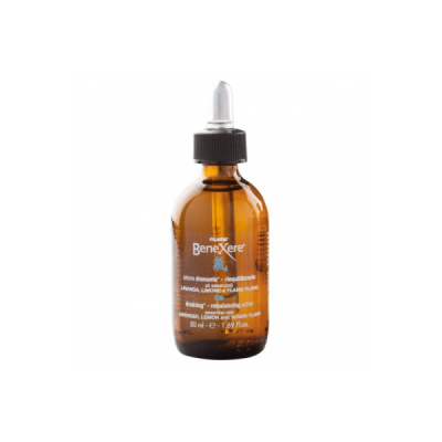 Benexere olio drenante O9; sinergia di oli essenziali puri e naturali Lavanda, Limone e Ylang-Ylang. Formula potenziata - 50ml.