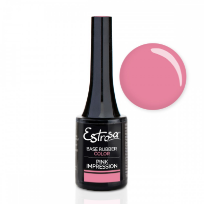 Estrosa base Rubber Color rinforzante - color rosa pastello