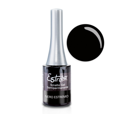 Estrosa smalto gel semipermanente - Nero estremo 7 ml