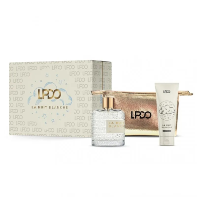 Lpdo cofanetto - La nuit Blanche eau de parfum  Intense 100 ml + body shower 100 ml + pochette
