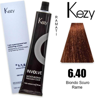 Kezy colorazione permanente in crema 6.40 - Biondo Scuro Rame 100 ml