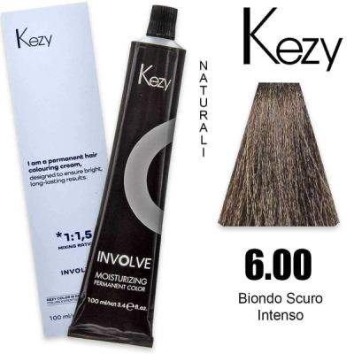 Kezy colorazione permanente in crema 6.00 - Biondo Scuro Intenso 100 ml