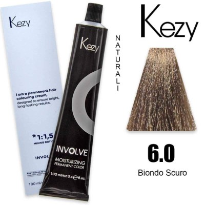 Kezy colorazione permanente in crema 6.0 - Biondo Scuro 100 ml