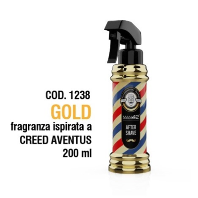 Man 42 After Shave Barber Pole - Oro